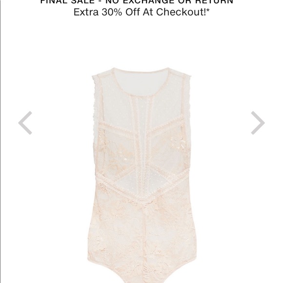 BCBG floral sleeveless bodysuit - Picture 2 of 2